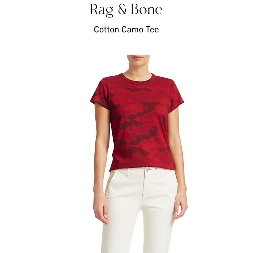 Rag and bone camo tee